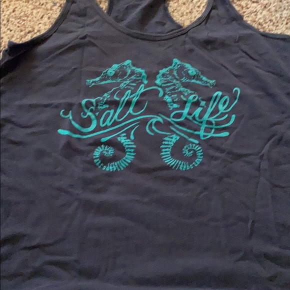 Salt Life Tops - Salt Life - Seahorse Tank Top - LARGE Salt Life Tops - Salt Life - Seahorse Tank Top - LARGE